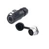 1Pcs M12 Tiny Industrial Connector 2 3 4 5 6 7 8 Pin Waterproof 100V/125V AC Power Cable Connector for Electronic Instruments(4 Pin Set) view 2