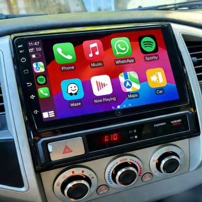 9" Car Stereo Radio Compatible for T-oyota Tacoma 2005-2015 Android 15 Auto Player for CarPlay/Android WiFi Bluetooth Steering Wheel Control Mirror Link GPS Navi Head Unit 4GB+64GB