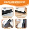 2 in 1 Groove Cleaning Brush Window Track Cleaning Tools, 2026 New Multifunction Hard Bristle Crevice Cleaning Brush with Hidden Scraperfor Sliding Door Track, Window Sill, Shutter Door (Gray) view 4