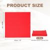 MECCANIXITY 2 Pcs Microfiber Record Cleaning Cloth, 16" x 16" Anti-Static Microfiber Towels Lint-Free Cleaner for LP Record Vinyl Glasses TV Screen Laptop, Red view 2
