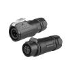 1Pcs M12 Waterproof Industrial Connector LP12 Male Mating 2 3 4 5 6 7 8 Pin Mini Electric Connector(4 Pin Set) view 1