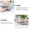 Veemoon 4pcs Adjustable Laptop Cooling Rack Stand Heightening Bracket for Notebook Computer, Desktop Radiator Support for Office and Home Use, White and Black view 3