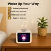 Dekala ChronoSense Alarm Clock for Bedroom Temperature Humidity, 7-Day Programmable 4 Alarms, 100dB Loud Gradual Alarm for Heavy Sleeper, Visual Timer Clock RadioWhite Noise Sound Machine view 3