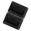 Alipis 2pcs Recessed Plastic Speaker Side Handles Replacement Speaker Handle Hardware for Stage Monitor Audio Cabinets Black view 1