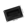 Alipis 2pcs Recessed Plastic Speaker Side Handles Replacement Speaker Handle Hardware for Stage Monitor Audio Cabinets Black view 2