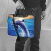 3 In 1 Laptop Bag 14 inch Computer Briefcase for Men Women, Elegant dolphin Laptop Shoulder Bag Office Work Bags view 2
