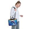3 In 1 Laptop Bag 14 inch Computer Briefcase for Men Women, Elegant dolphin Laptop Shoulder Bag Office Work Bags view 3