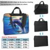 3 In 1 Laptop Bag 14 inch Computer Briefcase for Men Women, Elegant dolphin Laptop Shoulder Bag Office Work Bags view 4