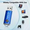 2GB 25Pcs Custom Personalized USB 2.0 Flash Drive Bulk, Customized Thumb Drives with LED Indicator, Engraved/Printed Your Logo & Text on Double-Sided for Government/School/Company Ads/Photography view 4