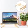 Alipis Universal Laptop Stand Wooden Riser 14.8-17.6 Inch Laptop Support Holder Adjustable Notebook Stand for Home Office Cooling view 4