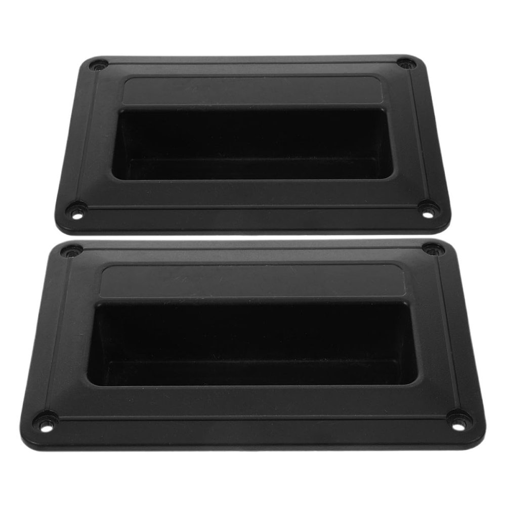 BELLIFFY 2pcs Black Plastic Side Pull Speaker Handles Replacement Hardware for Portable Pa Loudspeaker Cabinets, Audio Equipment Transport Grip Accessories
