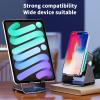 Induction Speaker with Phone Stand Wireless Induction Audio 12.1x7.3x5.9cm Speaker Amplifier with Light 10W Phone Holder Smartphone Bracket view 3