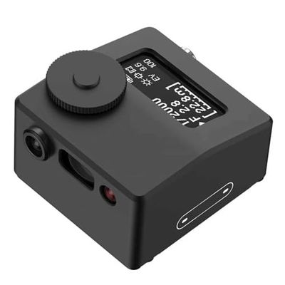 Acivirdde Photographic Light Meter, Metering Tool with Cold/hot Shoe Interface, Accurate Metering Range for Older Cameras. (Black)