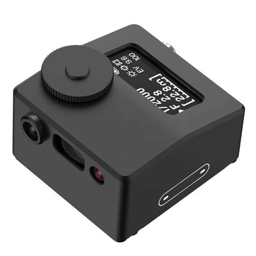 Acivirdde Photographic Light Meter, Metering Tool with Cold/hot Shoe Interface, Accurate Metering Range for Older Cameras. (Black)