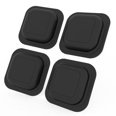 Adhesive Mount for Tile Life360 Mate (2024) 2022 Tracker with Sticker, 4-Pack Hidden Full Protective Anti-Lost Silicone Cover, Waterproof Tile Mate Case Holder for Luggage,TV Remotes,Car,Camera Bag