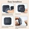 Adhesive Mount for Tile Life360 Mate (2024) 2022 Tracker with Sticker, 4-Pack Hidden Full Protective Anti-Lost Silicone Cover, Waterproof Tile Mate Case Holder for Luggage,TV Remotes,Car,Camera Bag view 2