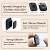 Adhesive Mount for Tile Life360 Mate (2024) 2022 Tracker with Sticker, 4-Pack Hidden Full Protective Anti-Lost Silicone Cover, Waterproof Tile Mate Case Holder for Luggage,TV Remotes,Car,Camera Bag view 4