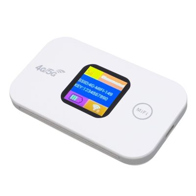 Decumeby 4G Mobile Hotspot, Portable WiFi Device, 300Mbps High Speed WiFi Hotspot with SIM Slot for Travel Camping, Connect Up to 10 Devices