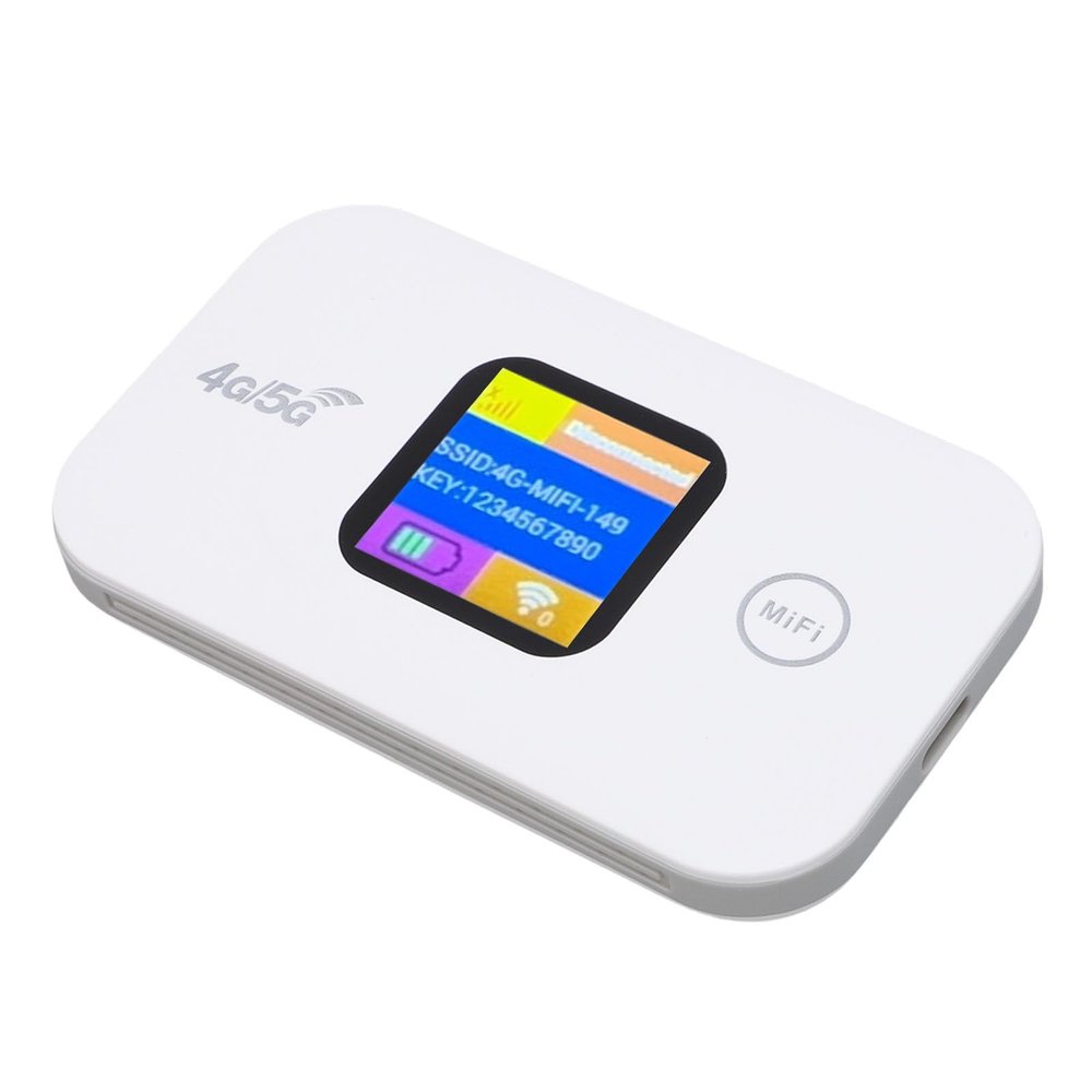 Decumeby 4G Mobile Hotspot, Portable WiFi Device, 300Mbps High Speed WiFi Hotspot with SIM Slot for Travel Camping, Connect Up to 10 Devices