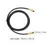 BESPORTBLE Digital Optical Audio Cable 1.5m Black Fiber Male to Male Cord with Gold-Plated Connectors for Tv Soundbar Home Theater Spdif Audio Equipment view 2