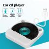 Tangxi Portable Car CD Player with USB & AUX Port, External Universal CD Player for Car, Remote Control, Anti Skip, Compatible with Radio Stereo, Laptop, TV, Computer view 2