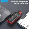 DUOSSEAR F580 Display Power Collar Clip Bluetooth Headphones Caller Number Vibration Universal Phone Outdoor Cycling Anti-Drop (BlackRed) view 2