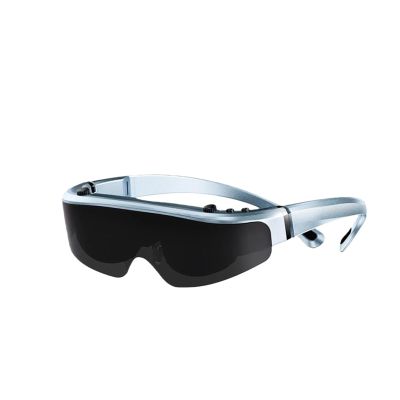4k 1080p 3D/2D Switching VR Video Glasses Women Man Big Screen Dual Lens Virtual Mobile Theatre Ar Smart Glasses(256GB Version)
