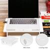 Alipis Portable Laptop Stand and Cooling Holder for Home Office, Small White Computer Radiator Support Rack with Storage Organizer for Notebook Ergonomic Use view 4