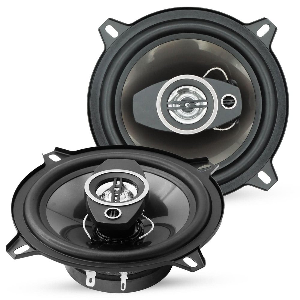 5 CORE 5 Inch 2 Way Coaxial Car Door Speakers 350W Pair with Tweeter 5.2 Oz Magnet 1" Voice Coil Component Driver  CS 05 2W WoG