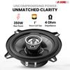 5 CORE 5 Inch 2 Way Coaxial Car Door Speakers 350W Pair with Tweeter 5.2 Oz Magnet 1" Voice Coil Component Driver  CS 05 2W WoG view 2