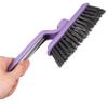 BELLIFFY 2pcs Rotating Hard Bristle Cleaning Brush for Small Spaces and Window Tracks, 2-in-1 Groove Gap Scrub Brush for Bathroom Tiles and Household Crevice Cleaning Random Color view 2