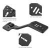 Wisoqu Camera Flash Bracket, CNC Aluminum Alloy Lightweight Stable Mount with 1/4 Inch Screw, for DSLR Cameras Flashes Microphones Tripods view 2