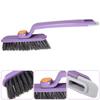 CATIEBYE 2pcs Rotating Crevice Cleaning Brush Hard Bristles, Long Handle Window Track and Floor Scrubber for Bathroom Tiles and Gap Cleaning Tools Random Color view 3