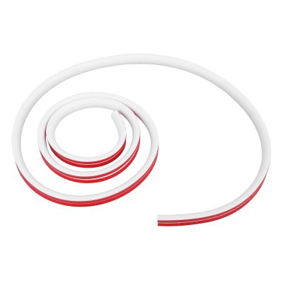 BESPORTBLE Self-Adhesive Cable Cover Cord Management Raceways for Floor and Wall, 2 Meter White Extension Cord Protector for Home and Office Cable Hider
