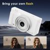 4K Digital Camera for Photography 64MP Vlogging Camera for YouTube Video 2.8'' 270 Flip Screen Travel Cameras 16X Zoom Cameras with 32GB Card, 2 Batteries view 4