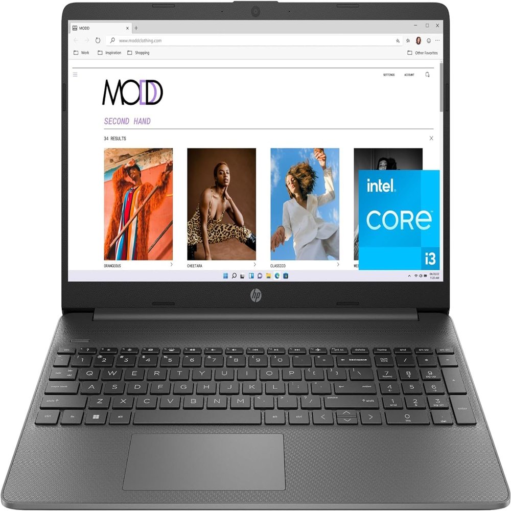 HP 15-DY500 15.6" FHD 1920x1080 IPS Laptop 6-Core 12th Generation Intel i3-1215U 16GB DDR4 1TB SSD Intel UHD Graphics Shared Wi-Fi 5 720p HD Camera Win11 Home w/ONT 32GB USB