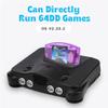 Pomya N64 Retro Game Cartridge, Fast Reading Open Source Flash Cart with 16GB Memory, 64DD Game Support, USB C, Automatic Save Backup for N64 Console (Violet Transparent) view 2