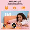 MOMILLA Alarm Clock for Kids Bedrooms, 7-Day Programmable 4 Alarms 8 Colorful Themes, Loud Clock for Heavy Sleepers Adults Teen Boys Girls, Easy to Set, White Noise Sound Machine, Hourly Chime view 4