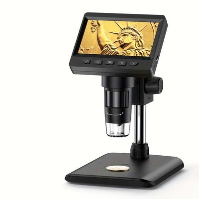 1000X Digital Microscope 8 LED Real Shot Rendering, Computer Microscope Electron Biological Microscope