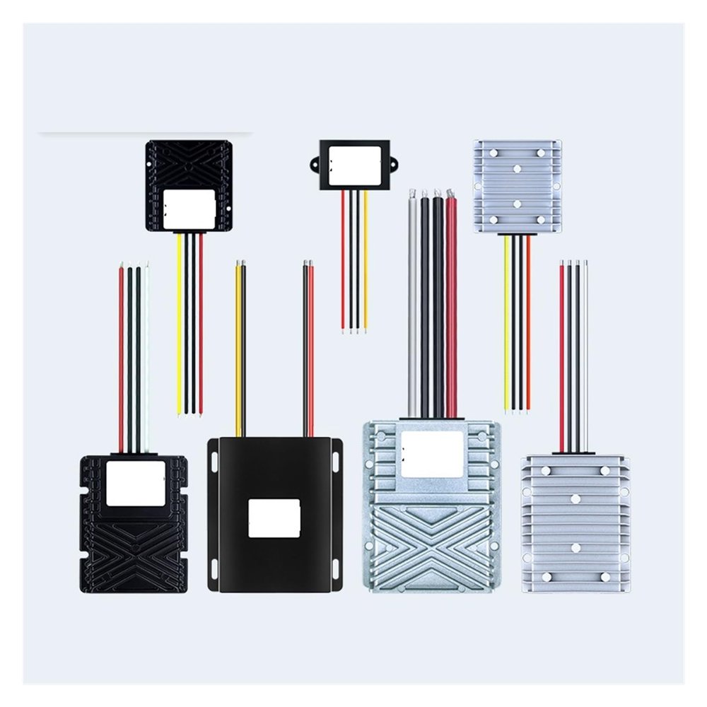 1PC Non Isolated Module 12v to 19v 20A Black Aluminum DC Converter Step Up Boost Power Converter 19vDC Stabilizer Voltage Regulator