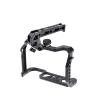 Compatible for Canon EOS R6 & R5 Series Cameras, Camera Cage Kit with Wooden Handle & ARRI Screw(R6II Cage Kit3) view 1