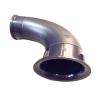 1PC Curved Shape Port Tube Bass Vent Ventilation Connector 54x50mm Subwoofer Woofer Box Ventilation Connector view 2