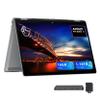HP OmniBook X Flip 2-in-1 Laptop, 14" 2K Touchscreen Display, AMD Ryzen AI 5 340, 16GB RAM, 1.16TB Storage (1TB SSD+160GB Docking Station Set), Backlit Keyboard, Copilot+ PC, Win 11, Silver view 1