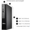 Dell Pro QCM1250 Business Mini Desktop, Intel 14-Core Core i5-14500T, 32GB DDR5 RAM, 2.5TB Storage (2TB SSD + 512GB Portable), Dual 4K Ports (HDMI+DP), w/KB & Mouse, Win 11, Free Office 365 for Web view 4
