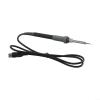 Soldering Iron Handle for FX-888 and for FX-888D, 6-Pin Replacement with Ceramic Heating Element, High Resistant Silicone Wire, Compatible with for FX-8801 Soldering Station, Black view 3