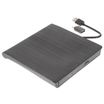 DOITOOL External USB 3.0 Slot-in CD DVD Rw Optical Drive Burner Recorder for Laptop and Desktop, 12.7mm Black Drive Compatible with Windows and Other Operating Systems