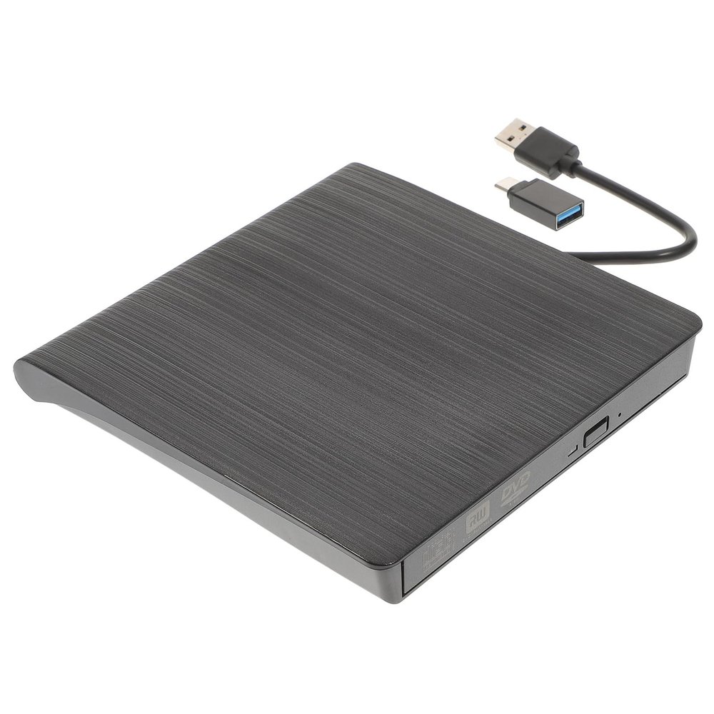 DOITOOL External USB 3.0 Slot-in CD DVD Rw Optical Drive Burner Recorder for Laptop and Desktop, 12.7mm Black Drive Compatible with Windows and Other Operating Systems