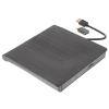 DOITOOL External USB 3.0 Slot-in CD DVD Rw Optical Drive Burner Recorder for Laptop and Desktop, 12.7mm Black Drive Compatible with Windows and Other Operating Systems view 1