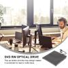 DOITOOL External USB 3.0 Slot-in CD DVD Rw Optical Drive Burner Recorder for Laptop and Desktop, 12.7mm Black Drive Compatible with Windows and Other Operating Systems view 3