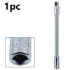 Flexible Socket Extension Bar /4 Inch 3/8 Inch /2 Inch, 90 Degree Bend Elastic Spring Shaft Adapter for Tight Spaces, Flexible Ratchet Wrench Extension, Socket Wrench Adapter, 45# Steel, Silver45661 view 4